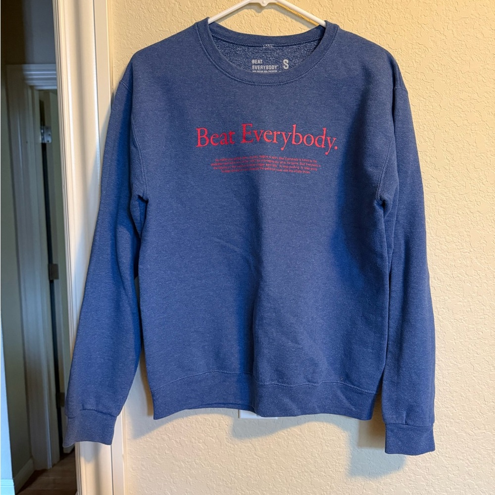 “Beat Everybody” women’s USA soccer sweatshirt.  Size small.